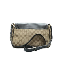 Load image into Gallery viewer, Gucci Fabric Shoulder Bag Khaki
