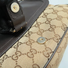 Load image into Gallery viewer, Gucci Fabric Shoulder Bag Khaki
