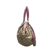 Load image into Gallery viewer, GUCCI Fabric Satchel Bag Khaki
