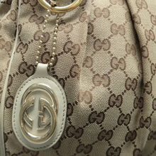 Load image into Gallery viewer, Gucci Fabric Tote Bag Khaki
