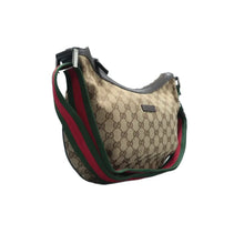 Load image into Gallery viewer, Gucci Fabric Shoulder Bag Khaki
