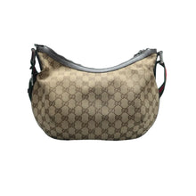 Load image into Gallery viewer, Gucci Fabric Shoulder Bag Khaki
