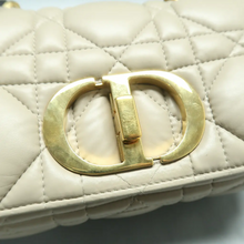 Load image into Gallery viewer, Christian Dior Dior Caro Leather Shoulder Bag Khaki
