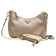 Load image into Gallery viewer, Prada Re-edition Nylon Shoulder Bag Beige
