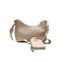 Load image into Gallery viewer, Prada Re-edition Nylon Shoulder Bag Beige
