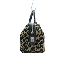 Load image into Gallery viewer, Louis Vuitton Speedy Leopard Velvet Tote Bag Khaki
