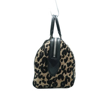 Load image into Gallery viewer, Louis Vuitton Speedy Leopard Velvet Tote Bag Khaki
