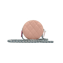 Load image into Gallery viewer, CHANEL Quilted Leather Round Chain Crossbody Bag Multicolour
