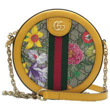 Load image into Gallery viewer, GUCCI Ophidia Round Chain  Leather Shoulder Bag Multicolor
