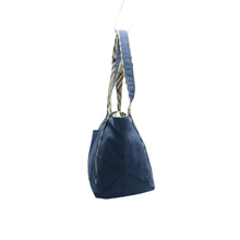 Load image into Gallery viewer, Burberry Fabric Shoulder Bag Navy
