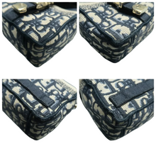 Load image into Gallery viewer, Christian Dior Diorcamp Fabric Shoulder Bag Navy
