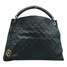 Load image into Gallery viewer, Louis Vuitton Artsy Monogram Leather Tote Bag Navy
