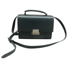 Load image into Gallery viewer, SAINT LAURENT Bellechasse Leather Shoulder Bag Navy
