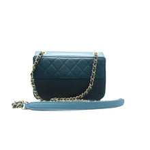 Load image into Gallery viewer, CHANEL Leather Crossbody Bag Navy
