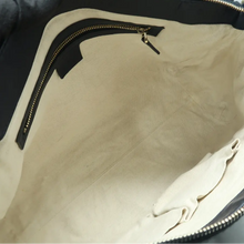 Load image into Gallery viewer, GUCCI Leather Satchel Bag Navy
