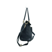 Load image into Gallery viewer, GUCCI Leather Satchel Bag Navy
