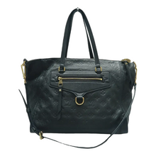 Load image into Gallery viewer, Louis Vuitton Lumineuse Monogram Leather Satchel Bag Navy
