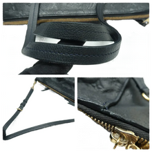 Load image into Gallery viewer, Louis Vuitton Lumineuse Monogram Leather Satchel Bag Navy
