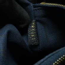 Load image into Gallery viewer, Louis Vuitton Lumineuse Monogram Leather Satchel Bag Navy
