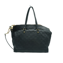 Load image into Gallery viewer, Louis Vuitton Lumineuse Monogram Leather Satchel Bag Navy
