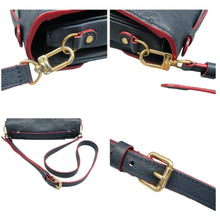 Load image into Gallery viewer, LOUIS VUITTON Metis Pochette Empreinte Leather Crossbody Bag Navy Blue
