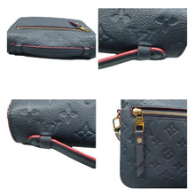 Load image into Gallery viewer, LOUIS VUITTON Metis Pochette Empreinte Leather Crossbody Bag Navy Blue
