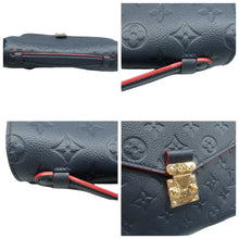 Load image into Gallery viewer, Louis Vuitton Metis Monogram Leather Satchel Bag Navy
