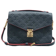 Load image into Gallery viewer, Louis Vuitton Metis Monogram Leather Satchel Bag Navy
