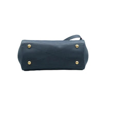 Load image into Gallery viewer, LOUIS VUITTON Montaigne Monogram Leather Satchel Bag Navy
