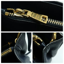 Load image into Gallery viewer, PRADA Saffiano Leather Satchel Bag Navy
