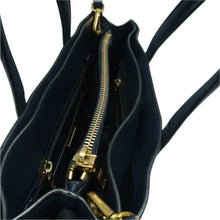 Load image into Gallery viewer, PRADA Saffiano Leather Satchel Bag Navy

