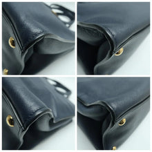 Load image into Gallery viewer, PRADA Saffiano Leather Satchel Bag Navy
