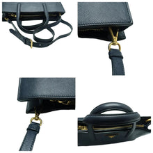 Load image into Gallery viewer, PRADA Saffiano Leather Satchel Bag Navy
