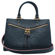 Load image into Gallery viewer, Louis Vuitton Sully Monogram Leather Shoulder Bag Navy
