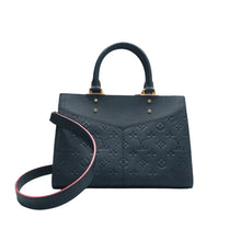 Load image into Gallery viewer, Louis Vuitton Sully Monogram Leather Shoulder Bag Navy
