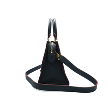 Load image into Gallery viewer, Louis Vuitton Sully Monogram Leather Satchel Bag Navy
