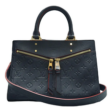 Load image into Gallery viewer, Louis Vuitton Sully Monogram Leather Satchel Bag Navy

