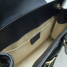 Load image into Gallery viewer, GUCCI Emily Patent Leather Shoulder Bag Navy
