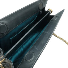 Load image into Gallery viewer, Gucci Web Small Ophidia Suede Calfskin Chain Shoulder Bag Blue
