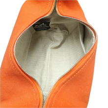 Load image into Gallery viewer, Hermès Bride a Brac Fabric Wallet Orange
