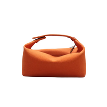 Load image into Gallery viewer, Hermès Bride a Brac Fabric Wallet Orange
