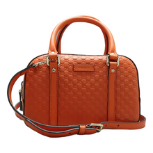 Load image into Gallery viewer, GUCCI Leather Satchel Bag Orange
