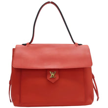 Load image into Gallery viewer, LOUIS VUITTON Lockme Leather Shoulder Bag Orange
