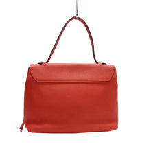 Load image into Gallery viewer, LOUIS VUITTON Lockme Leather Shoulder Bag Orange
