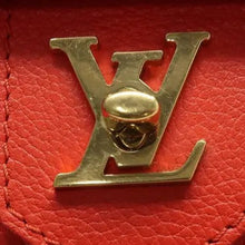 Load image into Gallery viewer, LOUIS VUITTON Lockme Leather Shoulder Bag Orange
