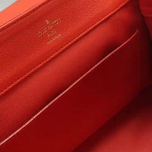 Load image into Gallery viewer, LOUIS VUITTON Lockme Leather Shoulder Bag Orange
