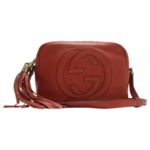 Load image into Gallery viewer, GUCCI Soho Leather Shoulder Bag Orange

