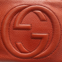 Load image into Gallery viewer, GUCCI Soho Leather Shoulder Bag Orange
