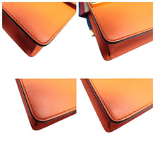 Load image into Gallery viewer, Gucci Sylvie Mini Leather Shoulder Bag Orange
