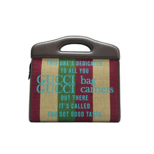 Load image into Gallery viewer, Gucci Aria 100th Anniversary Cut Out Handle Limited Edition Canvas Tote Multicolor
